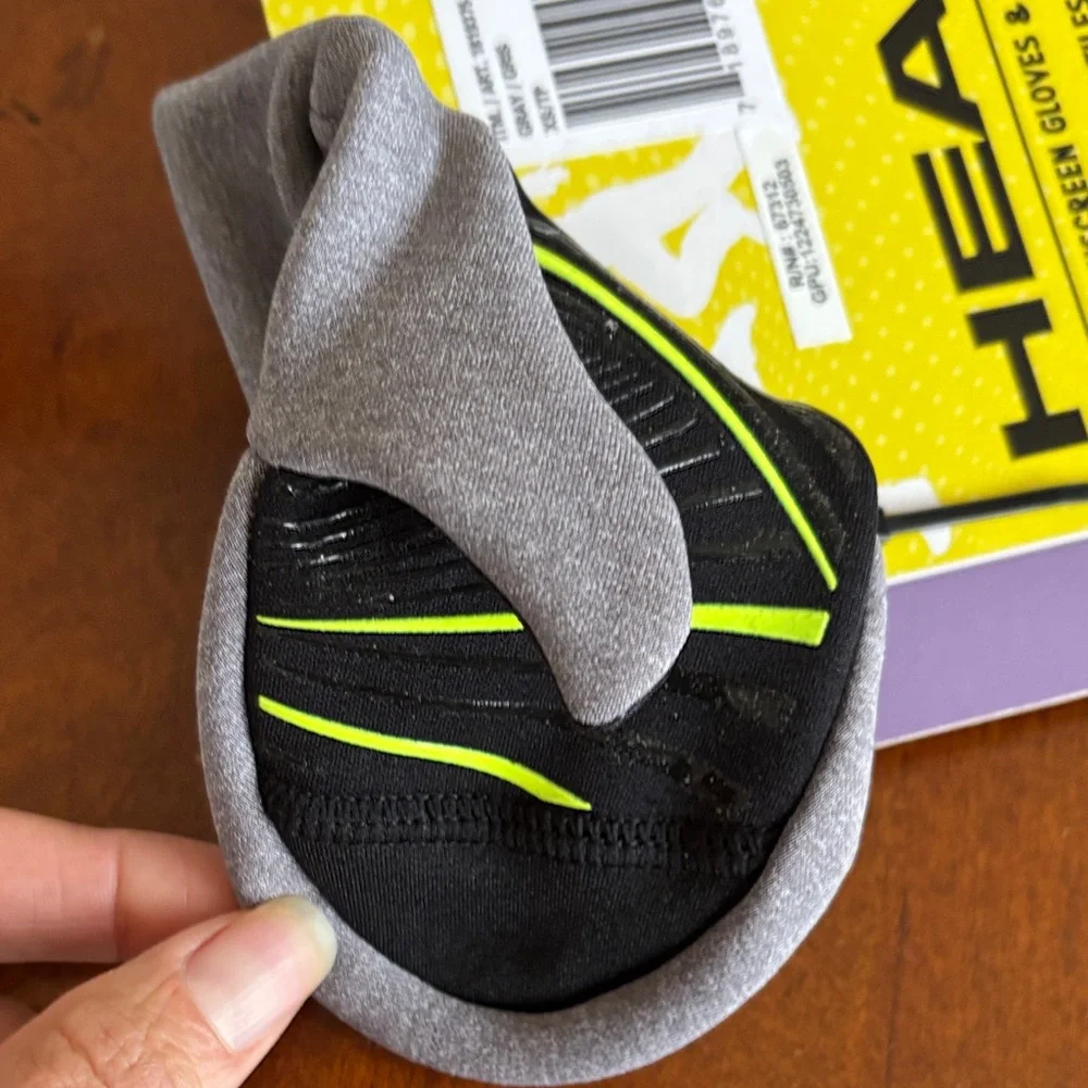 HEAD Gray Touchscreen Mittens‎
